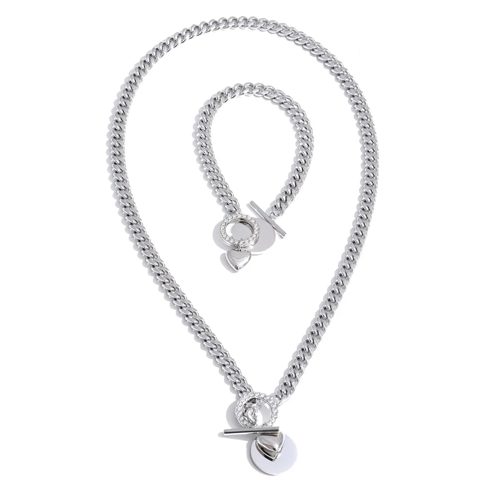 Conjunto Delévara - Colar e Pulseira