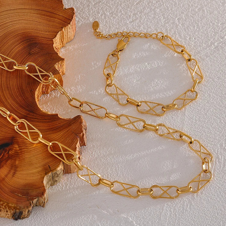Pulseira e Colar Amélia