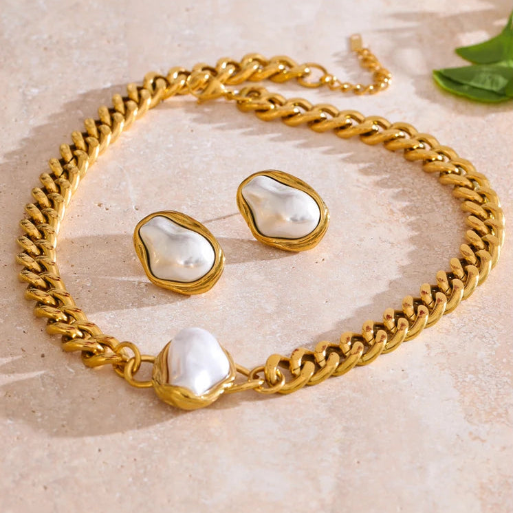 Conjunto Lumien - Colar e Brinco
