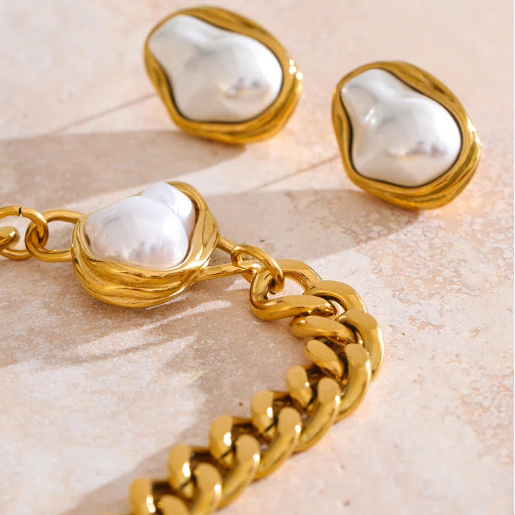 Conjunto Lumien - Colar e Brinco