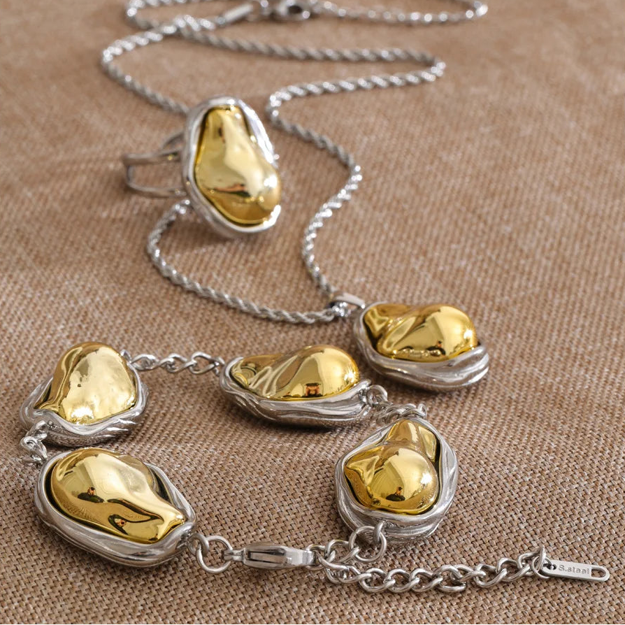 Conjunto Calista - Colar, Anel e Pulseira