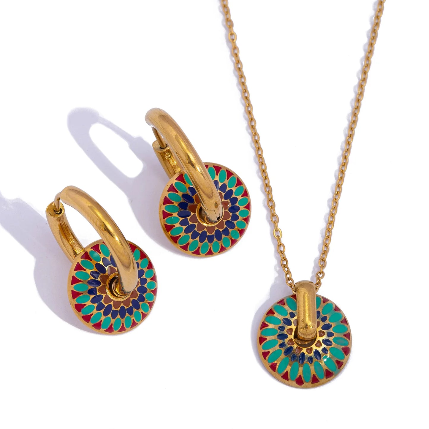 Conjunto Flor Pintada