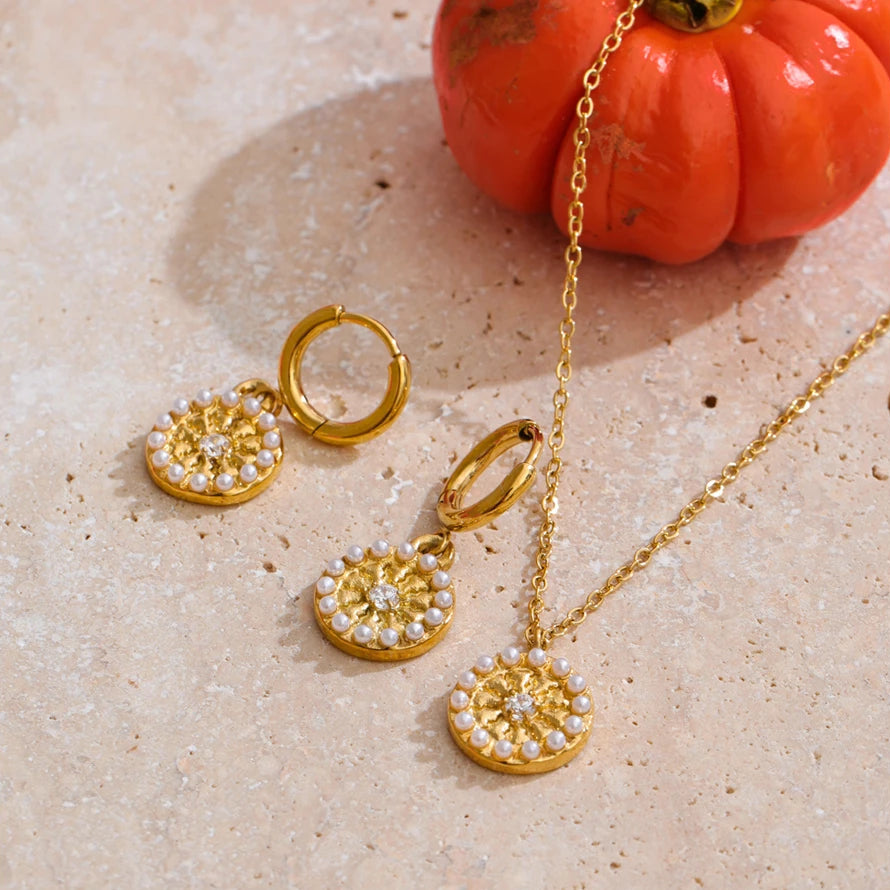 Conjunto Zara - Colar e Brinco