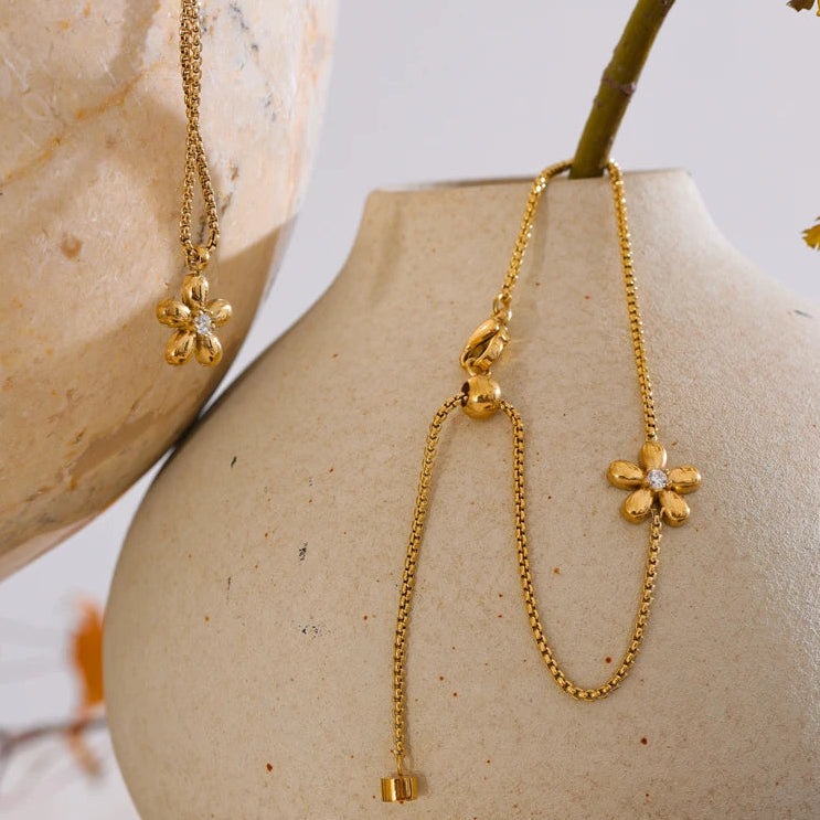 Conjunto Rosavellea - Colar e Pulseira