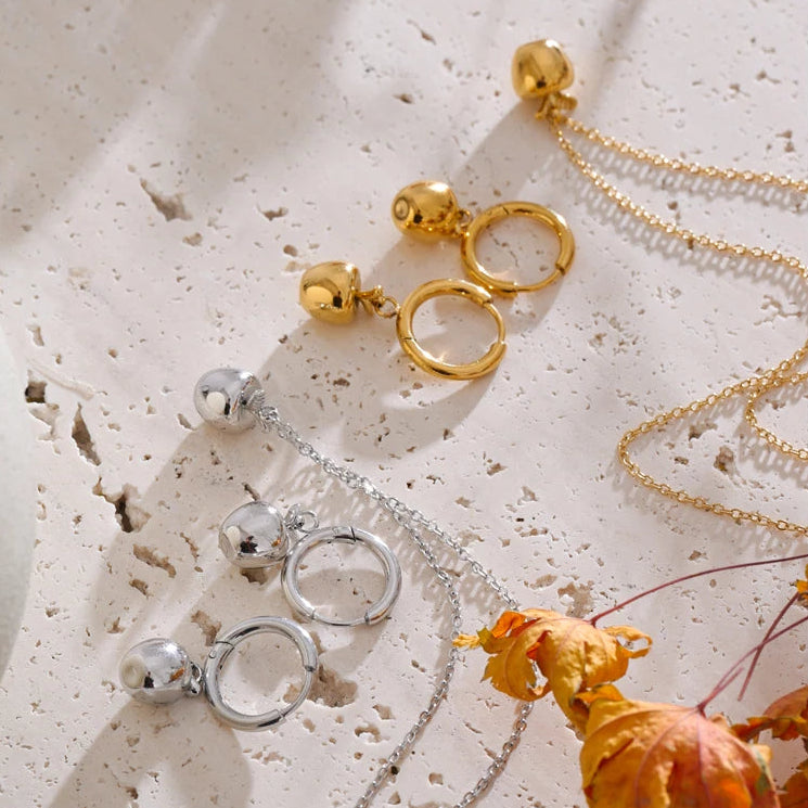 Conjunto Cristal -  Colar e Brinco