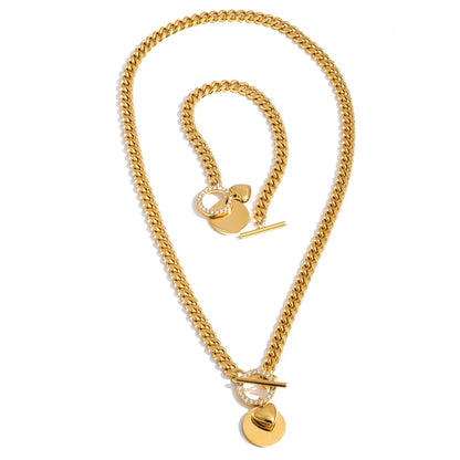 Conjunto Delévara - Colar e Pulseira