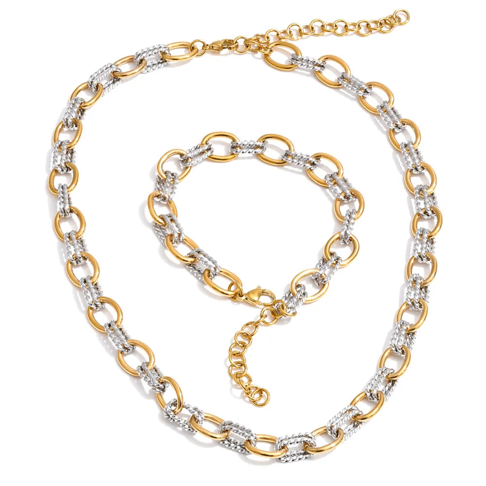 Conjunto Luminara - Colar e Pulseira