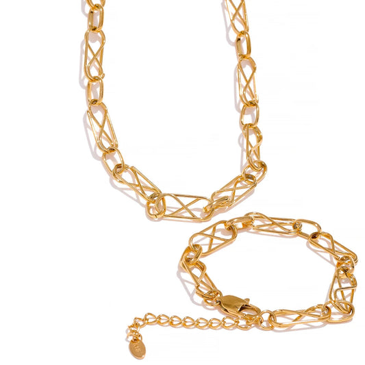 Pulseira e Colar Amélia