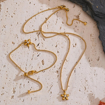 Conjunto Rosavellea - Colar e Pulseira