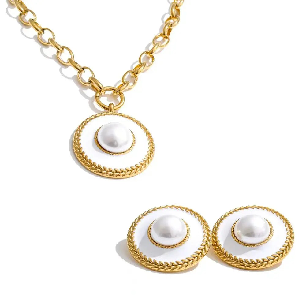 Conjunto Celvion - Colar e Brincos