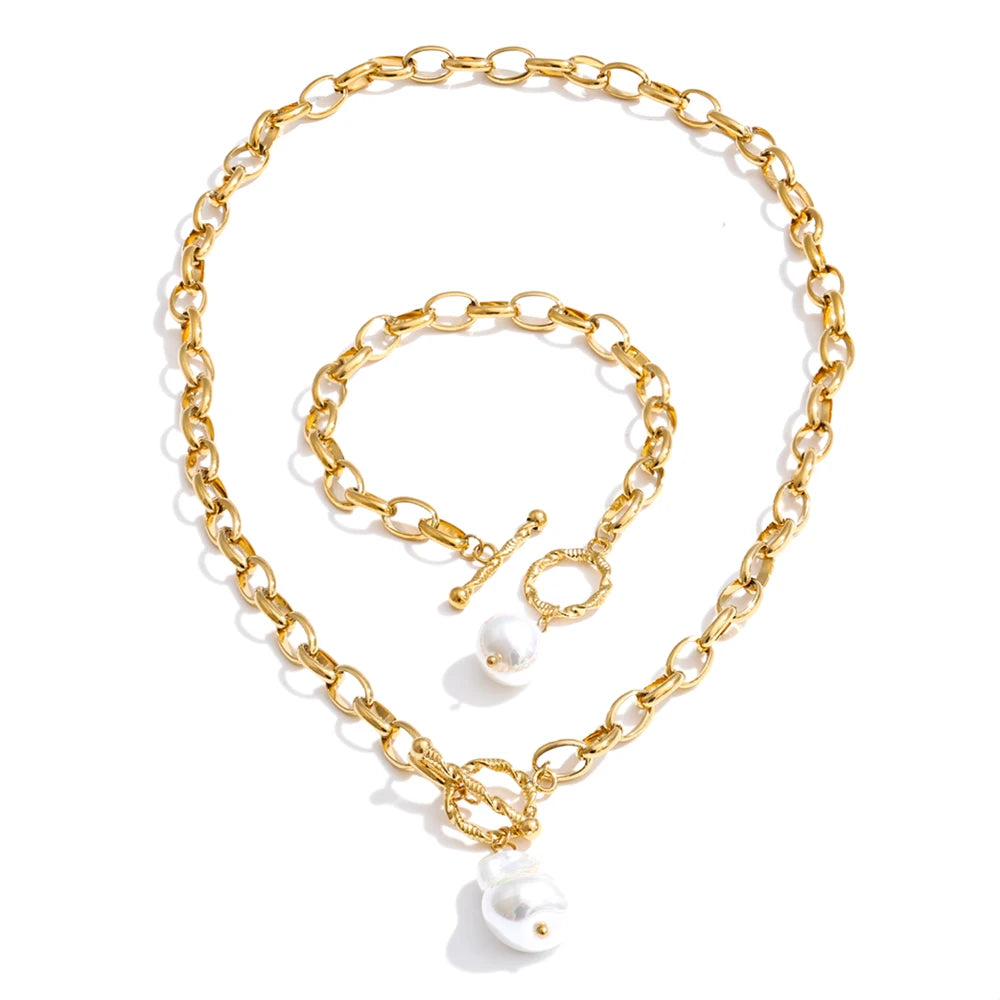 Conjunto Solorien - Colar e Pulseira
