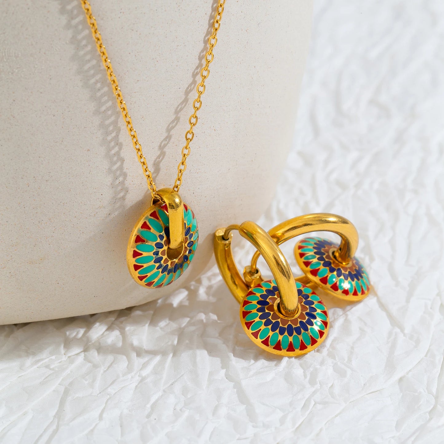 Conjunto Flor Pintada